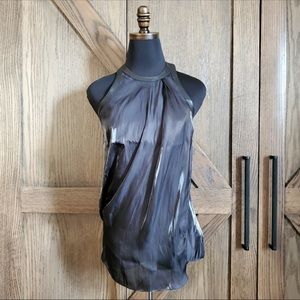 Helmut Lang Shimmer Leather Tank